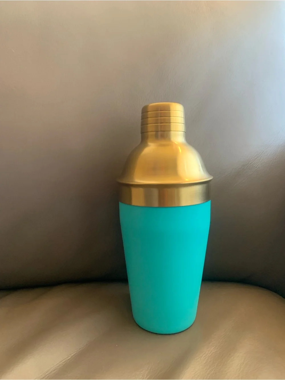 FIFA World Cup 2026 Turquoise and Gold Stainless Cocktail Shaker by Casa Amigos